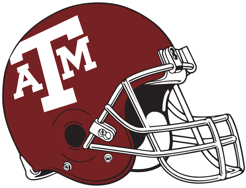 Texas A&M Aggies 1978-Pres Helmet Logo vinyl decal